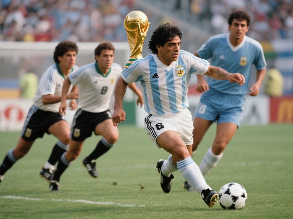 尤其是在1986年墨西哥世界杯，马拉多纳