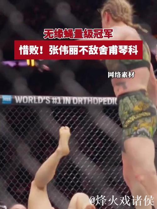 张伟丽不敌舍甫琴科 无缘UFC蝇量级冠军头衔